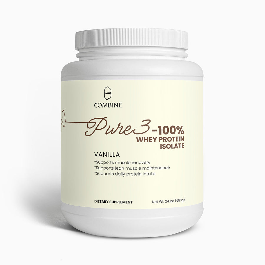 Pure3 100% Whey Protein Isolate (Vanilla)