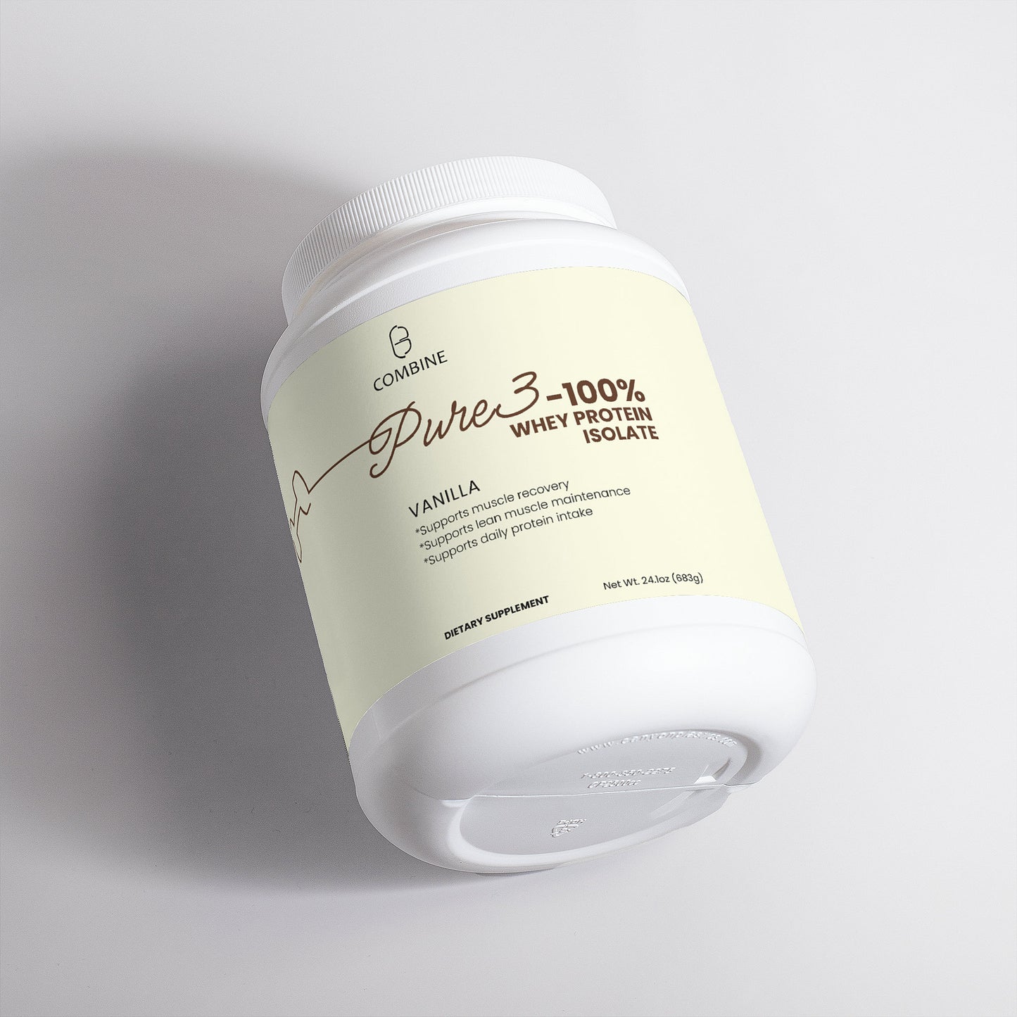 Pure3 100% Whey Protein Isolate (Vanilla)