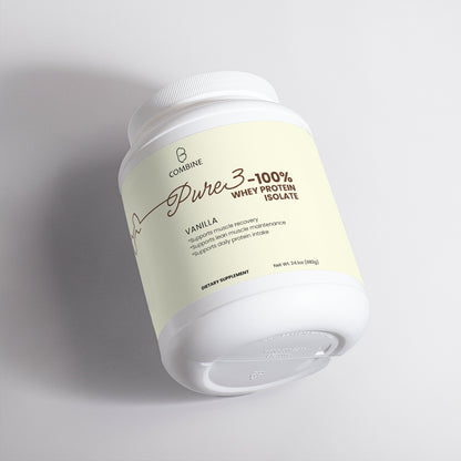 Pure3 100% Whey Protein Isolate (Vanilla)