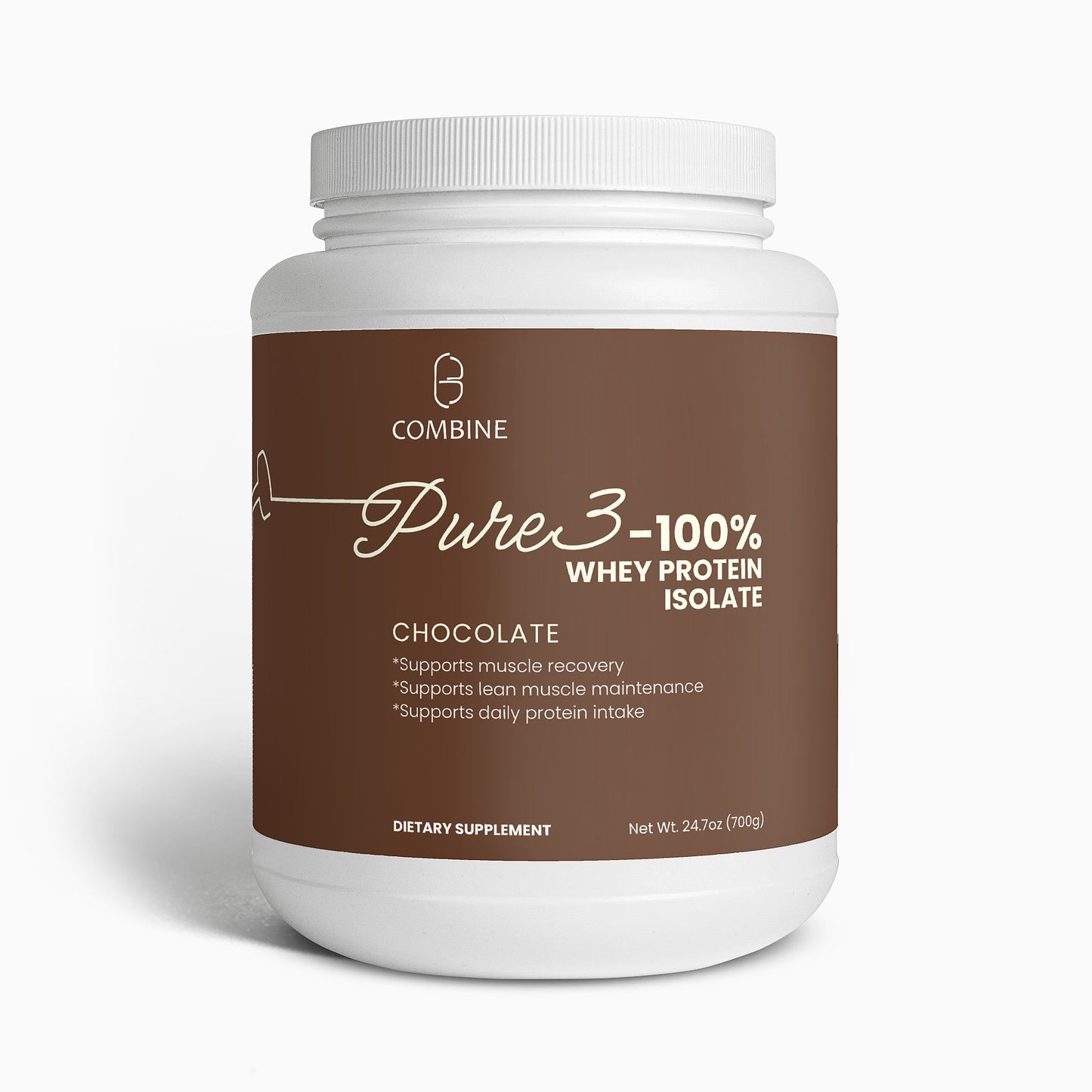 Pure3 100% Whey Protein Isolate (Chocolate)
