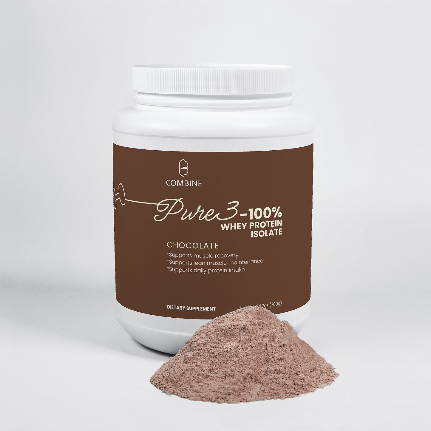 Pure3 100% Whey Protein Isolate (Chocolate)